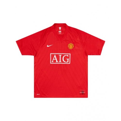 Camiseta retro de local del Manchester United 2007/08