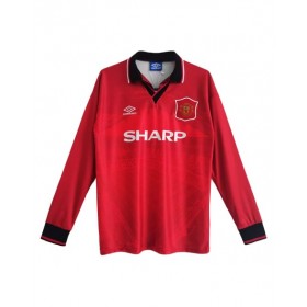 Camiseta retro de local del Manchester United 1994/96 de manga larga