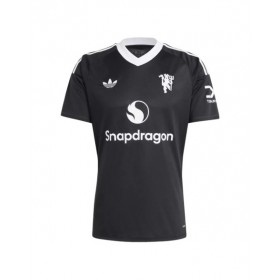 Camiseta de fútbol de portero visitante del Manchester United 2024/25, tercera equipación, color negro