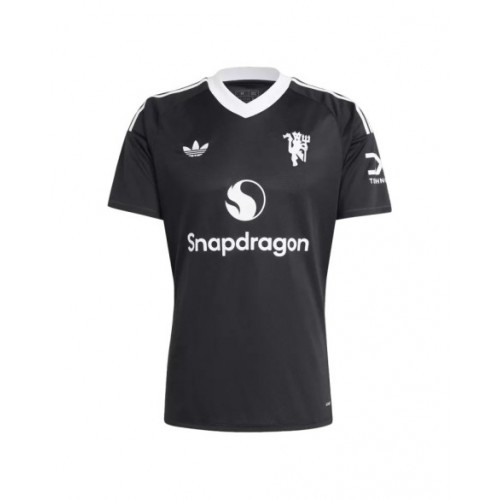 Camiseta de fútbol de portero visitante del Manchester United 2024/25, tercera equipación, color negro