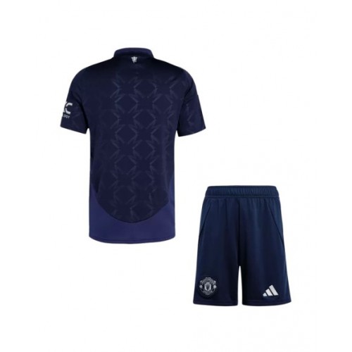 Kit de camiseta de visitante de fútbol del Manchester United 2024/25 (camiseta + pantalón corto)