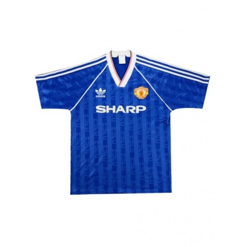 Camiseta retro de visitante del Manchester United 1986/88