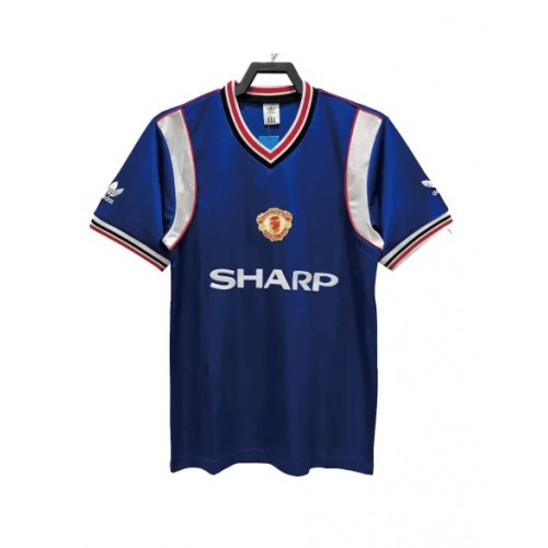 Camiseta de fútbol retro de visitante del Manchester United de 1985