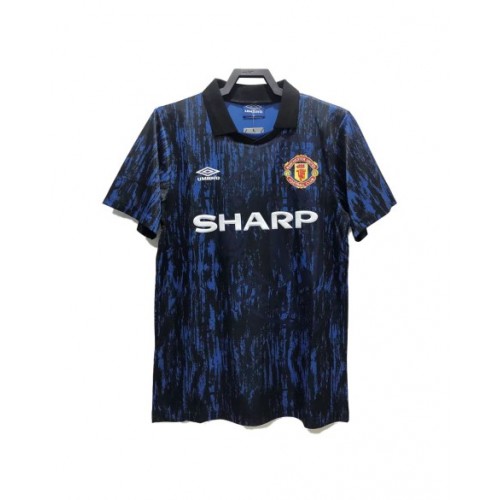 Camiseta de fútbol retro de visitante del Manchester United de 1993