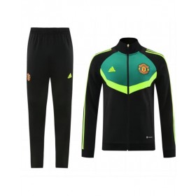 Conjunto de entrenamiento del Manchester United (chaqueta y pantalón) negro 2024/25