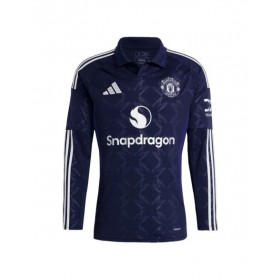 Camiseta de fútbol visitante de manga larga del Manchester United 2024/25