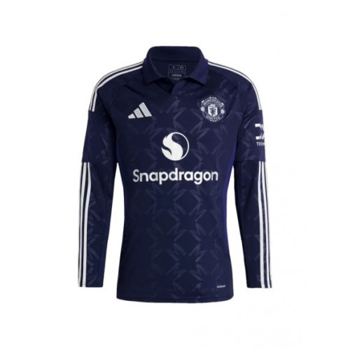 Camiseta de fútbol visitante de manga larga del Manchester United 2024/25