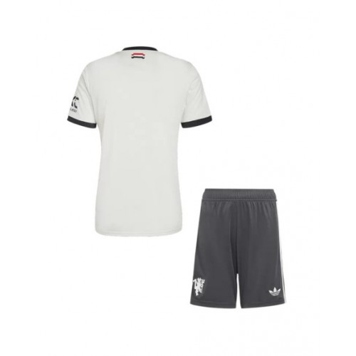 Camiseta de fútbol de visitante del Manchester United 2024/25 (camiseta + pantalón corto)