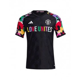 Camiseta prepartido del Manchester United 2023/24 negra