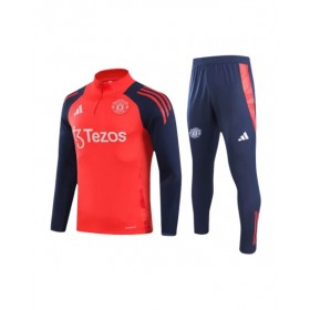 Sudadera del Manchester United 2024/25 - Rojo (Camiseta + Pantalones)