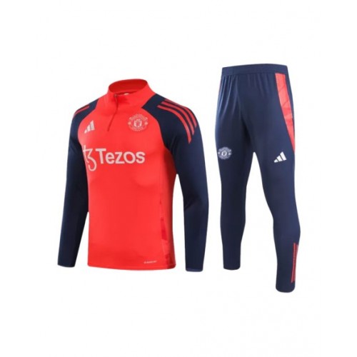 Sudadera del Manchester United 2024/25 - Rojo (Camiseta + Pantalones)