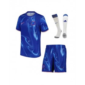 Kit de camiseta de fútbol local del Chelsea 2024/25 (camiseta + pantalón corto + calcetines)