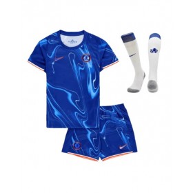 Kit de camiseta de local del Chelsea 2024/25 para niños (camiseta + pantalones cortos + calcetines)