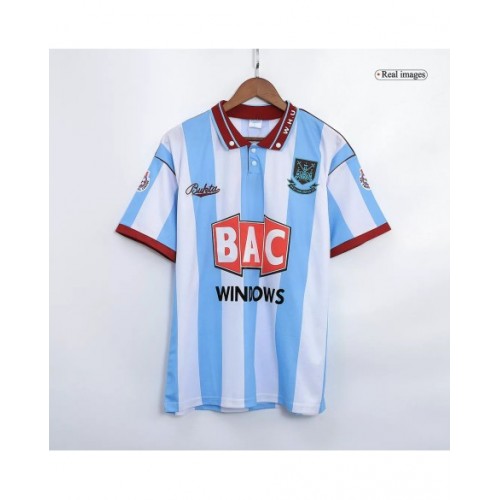 Camiseta retro de visitante del West Ham United 1991/92