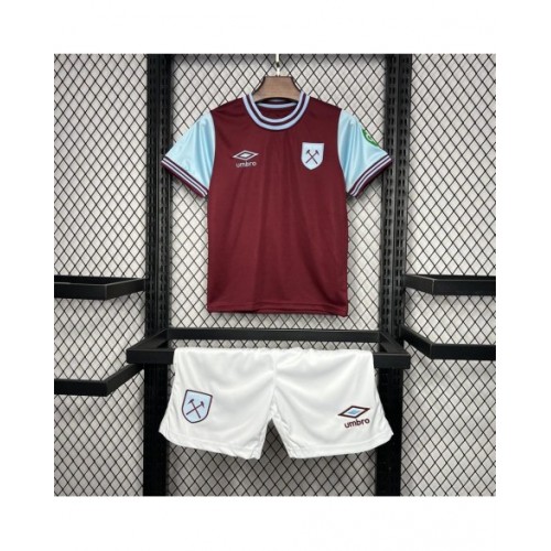 Kit local para niños del West Ham United 2024/25