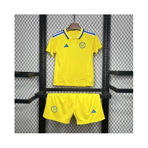 Kit de visitante para niños del Leeds United FC 2024/25