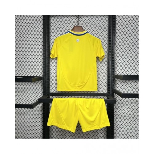 Kit de visitante para niños del Leeds United FC 2024/25