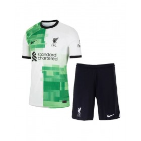 Kit de camiseta juvenil de visitante del Liverpool 2023/24