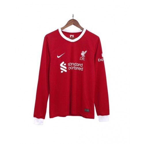 Camiseta local del Liverpool 2023/24 - Manga larga