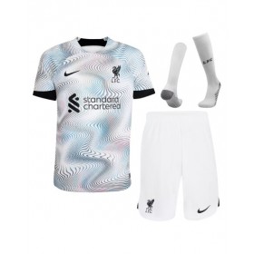 Camiseta de visitante del Liverpool, equipo completo 202223