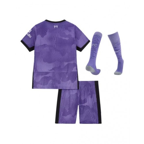 Camiseta juvenil Liverpool Kit completo 2023/24 Tercera equipación