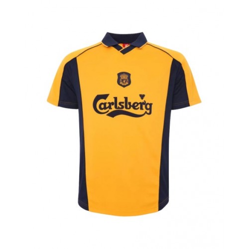 Camiseta retro de visitante del Liverpool 2000/01