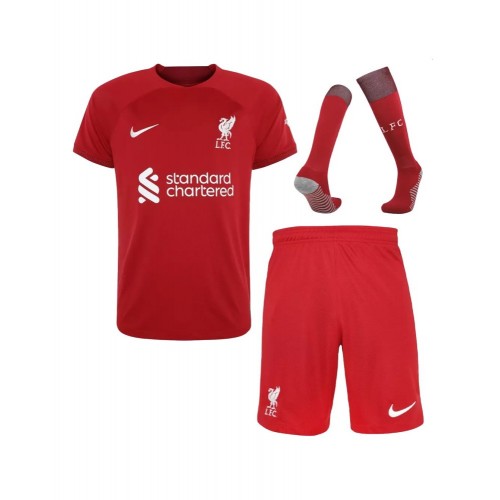 Camiseta juvenil Liverpool Kit completo 202223 Local