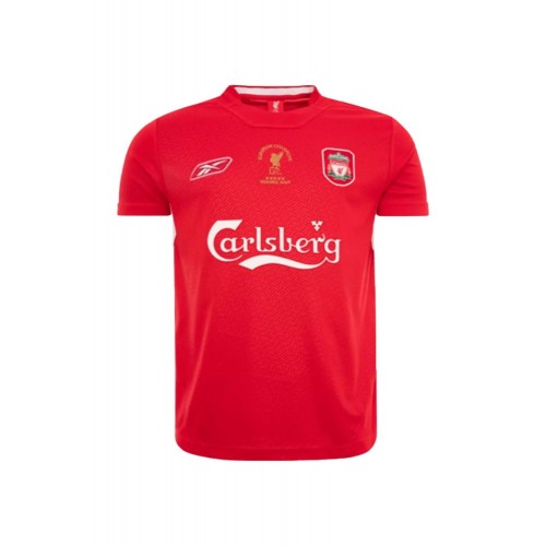 Camiseta retro de la Liga de Campeones del Liverpool 2005