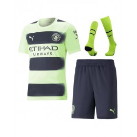 Camiseta juvenil Manchester City Kit completo 2022/23 Tercera equipación