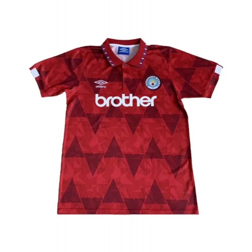 Camiseta retro visitante del Manchester City 1991