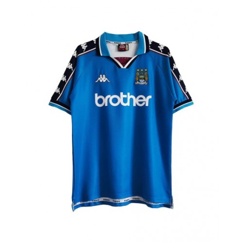 Camiseta retro de local del Manchester City 1997/99