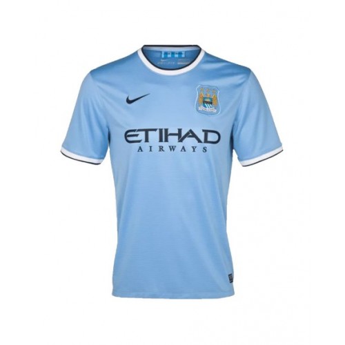 Camiseta retro de local del Manchester City 2013/14