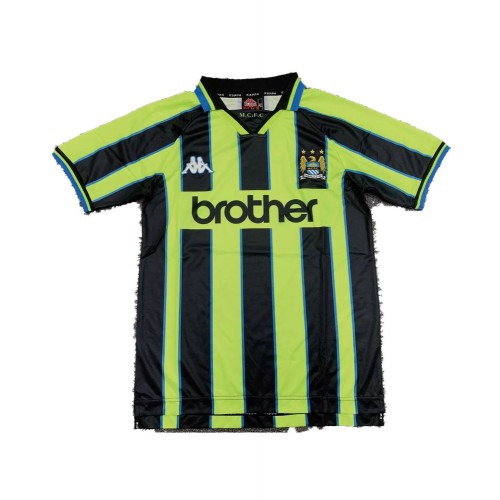 Camiseta de fútbol retro visitante del Manchester City 1998/99