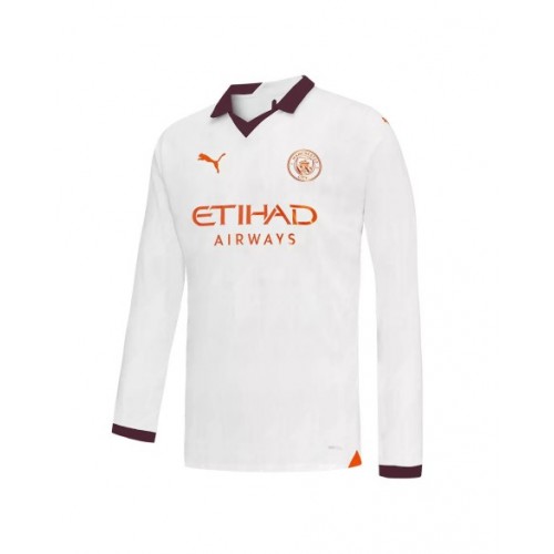 Camiseta visitante del Manchester City 2023/24 - Manga larga