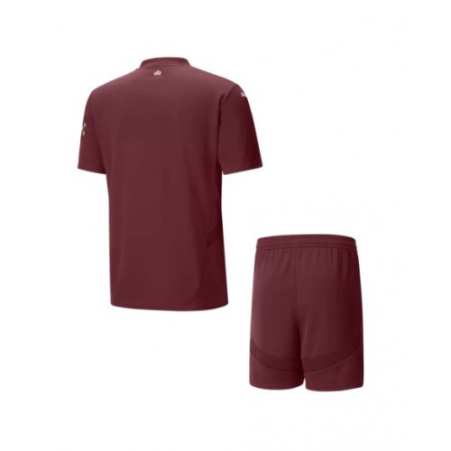 Kit de camiseta de fútbol de visitante de tercera equipación del Manchester City 2024/25 (camiseta + pantalón corto)