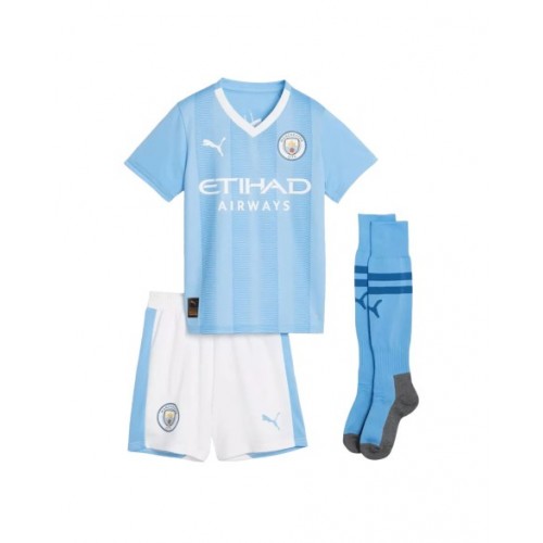 Camiseta juvenil Manchester City Kit completo 202324 Local