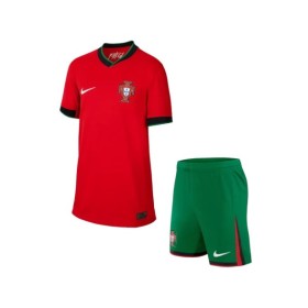 Kit de camiseta local de Portugal para la Eurocopa 2024 para niños (camiseta y pantalón corto)