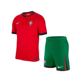 Kit de camiseta local de Portugal para la Eurocopa 2024 (camiseta y pantalón corto)