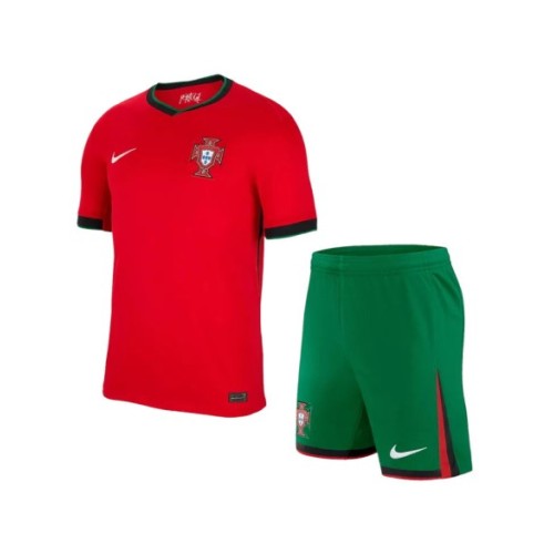 Kit de camiseta local de Portugal para la Eurocopa 2024 (camiseta y pantalón corto)