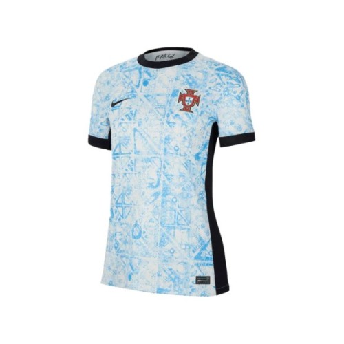 Camiseta visitante de Portugal para mujer para la Eurocopa 2024