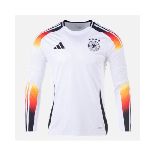 Camiseta de Alemania de local auténtica para la Eurocopa 2024 - Manga larga