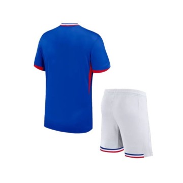 Camiseta local de Francia para la Eurocopa 2024 para niños (camiseta y pantalón corto)