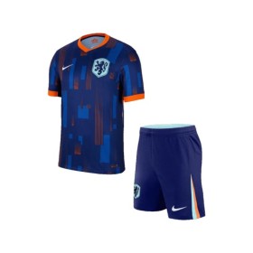 Camiseta visitante de Holanda para la Eurocopa 2024 (camiseta y pantalón corto)