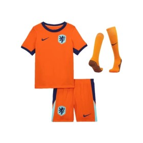 Kit de camiseta local de Holanda para la Eurocopa 2024 para niños (camiseta, pantalones cortos y medias)