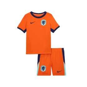 Camiseta local de Holanda para la Eurocopa 2024 para niños (camiseta y pantalón corto)