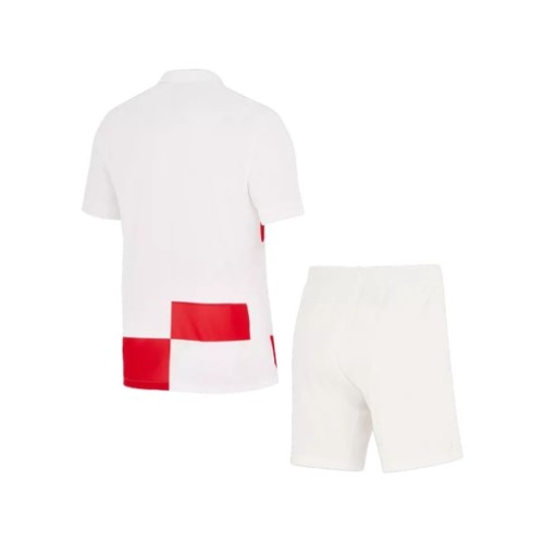 Kit de camiseta local de Croacia para la Eurocopa 2024 (camiseta y pantalón corto)