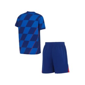 Kit de camiseta visitante de Croacia para la Eurocopa 2024 para niños (camiseta y pantalones cortos)