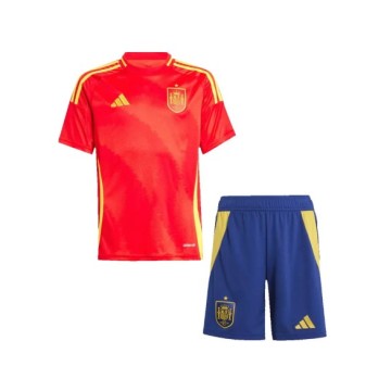 Camiseta local de España para la Eurocopa 2024 para niños (camiseta y pantalón corto)