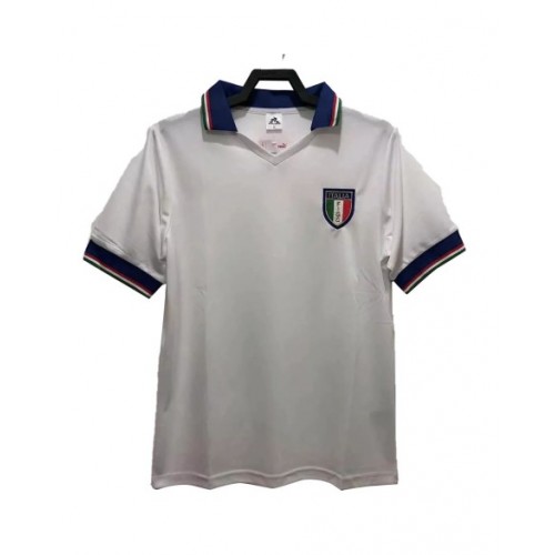 Camiseta retro de fútbol de visitante de Italia 1982