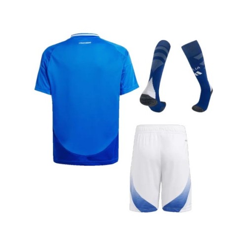 Kit de camiseta local de Italia para la Eurocopa 2024 para niños (camiseta, pantalones cortos y calcetines)